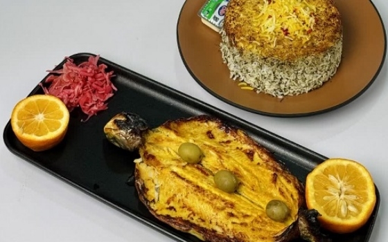 شویدپلو با ماهی قزل آلا